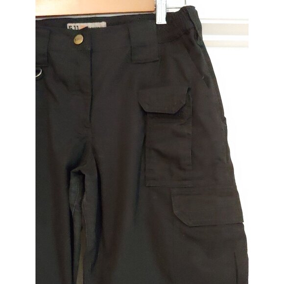 5.11 Tactical Cargo Pants Hiking Women's Size 4 Outdoors Black Camping - Picture 4 of 14